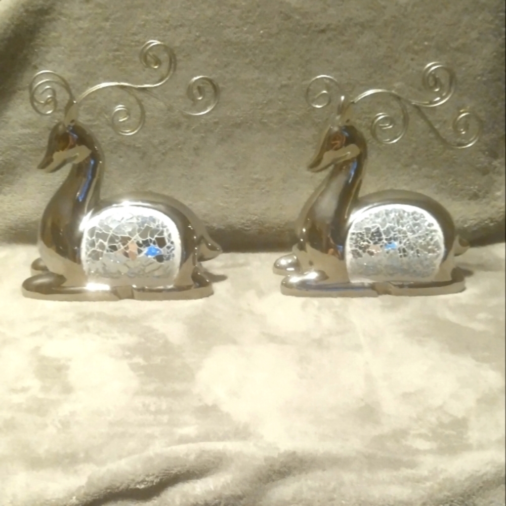 Silver and mosaic Deer